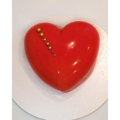 Купить торт Муссовое сердечко с клубникой 1549