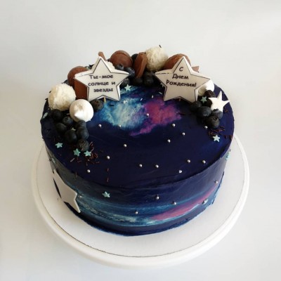 Торт на день рождения Космос 1402